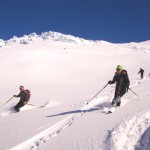 French Teacher Celine and her students on Col Du Passon